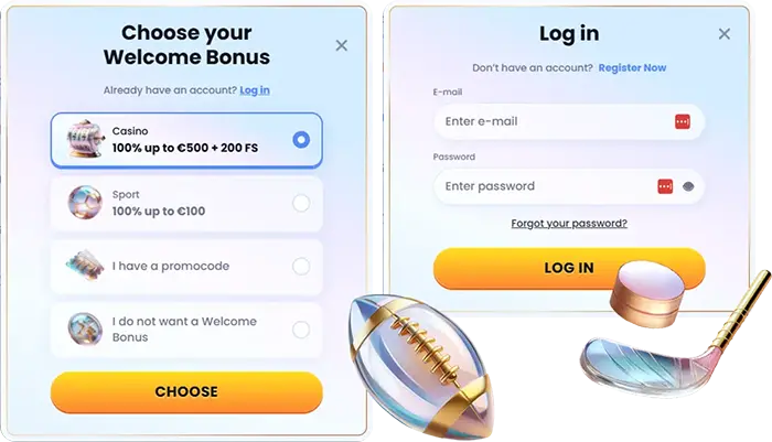 Casinolab registration and login